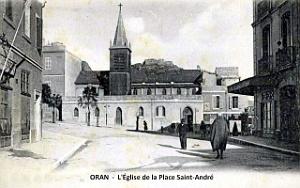ORAN - PLACE DE L'EGLISE SAINT-ANDRE